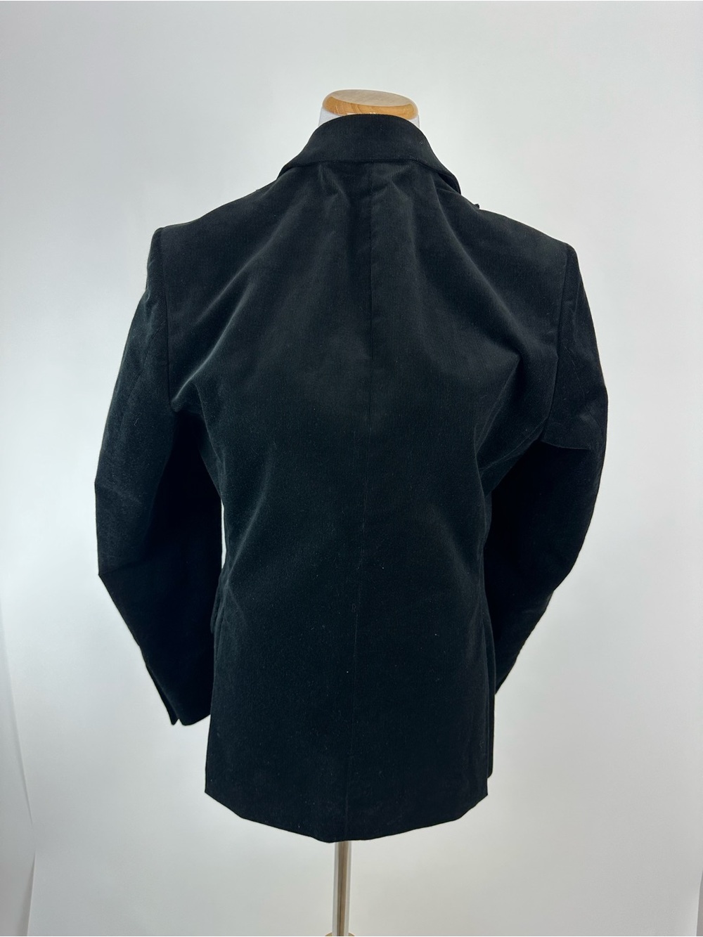 Banana Republic Black Corduroy Tailored Fit Blazer Size 40S - Picture 4 of 9